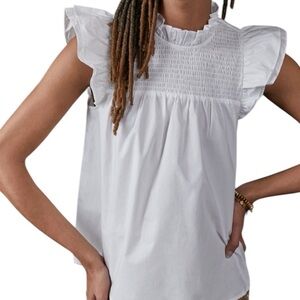 Anthropologie NWT Othilia Lousanna Ruffled Blouse Size XSmall